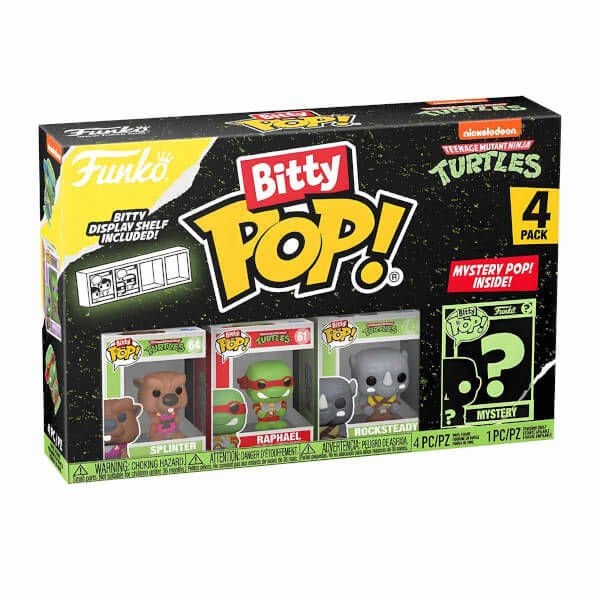 Funko Bitty Pop: Teenage Mutant Ninja Turtles Splinter 4 Pack