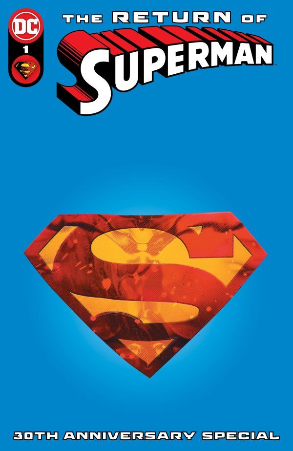 Return of Superman 30th Anniversary Special #1 - Cover B John Giang Cyborg Superman Die-Cut Variant