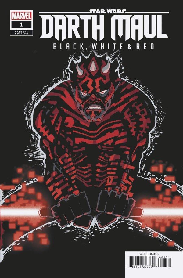 Star Wars: Darth Maul - Black, White & Red #1 Frank Miller Variant