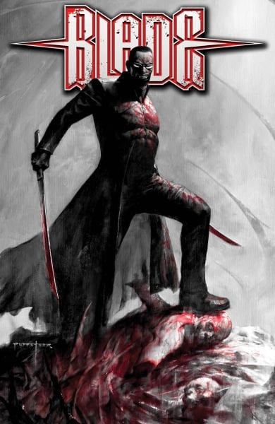 BLADE (RED BAND) #1  - Puppeteer Lee Polybagged Variant + CoA