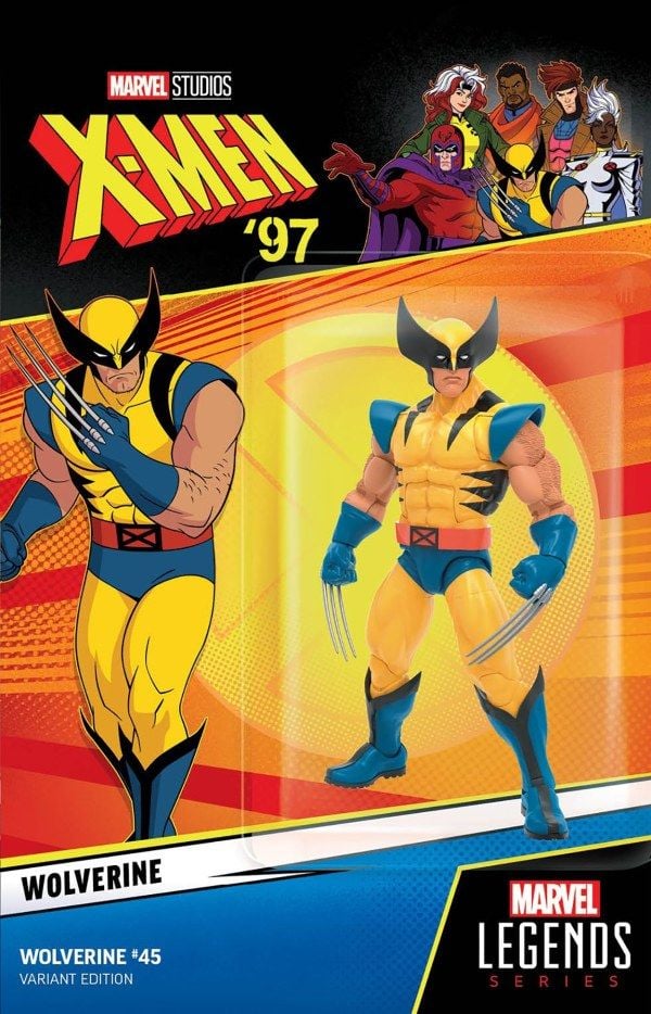 Wolverine #45 X-Men '97 Wolverine Action Figure Wraparound Variant