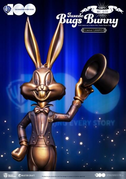 Bugs Bunny Tuxedo Master Craft Statue Looney Tunes / Beast Kingdom / Warner Bros. 100th Anniversary