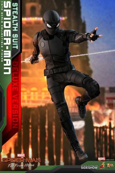 Spider-Man (Stealth Suit) Deluxe Version Sixth Scale Figure Marvel Comics / Spider-Man : Far From Home Movie Masterpiece Series 541