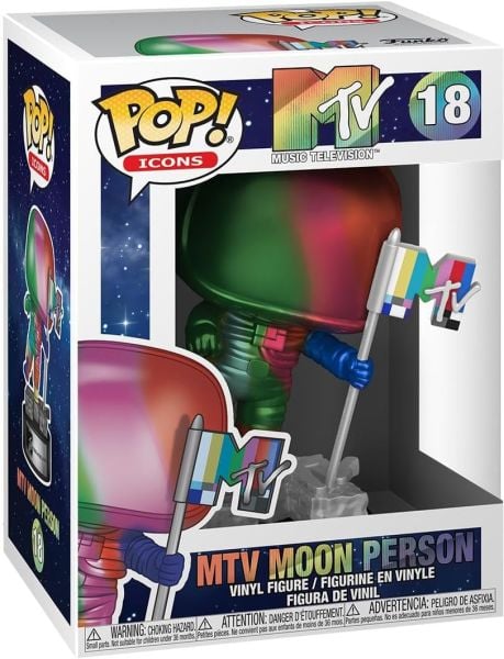 Funko POP Ad Icons: MTV- Moon Person(Rainbow)