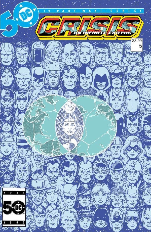 Crisis on Infinite Earths #5 Facsimile Edition 2024 Foil Variant