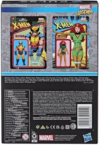 Hasbro X-Men Marvel Legends Retro 375 Multipack - Wolverine & Marvel's Phoenix İkili Aksiyon Figür Seti