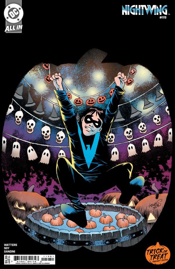 Nightwing #119 Cover D Kelley Jones Trick or Treat Card Stock Variant