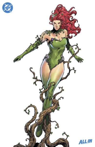 Poison Ivy #26 Cover E Daniel Sampere All In Foil Card Stock Virgin Variant