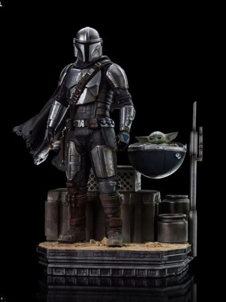 Star Wars: The Mandalorian - Din Djarin and Din Grogu 1/10 Art Scale Limited Edition Heykel - PRE ORDER!