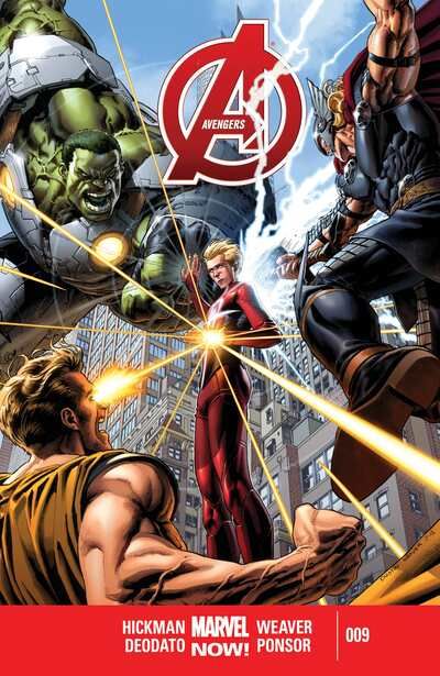 AVENGERS #9 (2013) DUSTIN WEAVER COVER