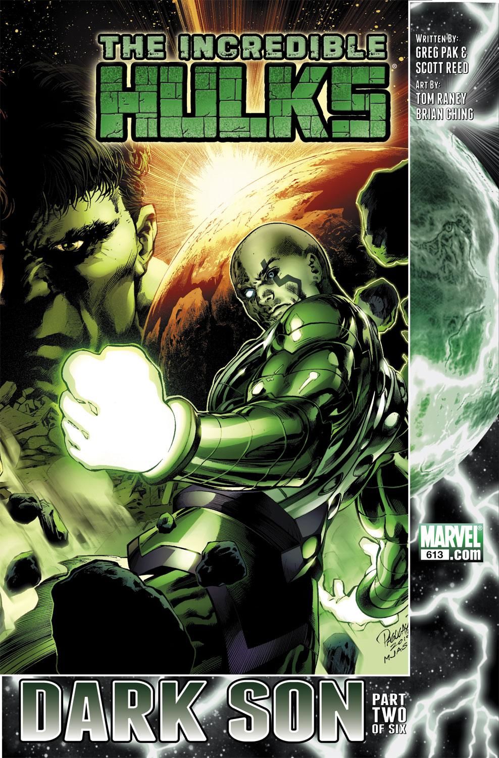 THE INCREDIBLE HULKS #613 (2010) CARLO PAGULAYAN COVER