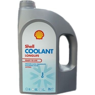 Coolant Longlıfe Kırmızı Organik 3 Litre -37 Derece Antifriz Shell Marka