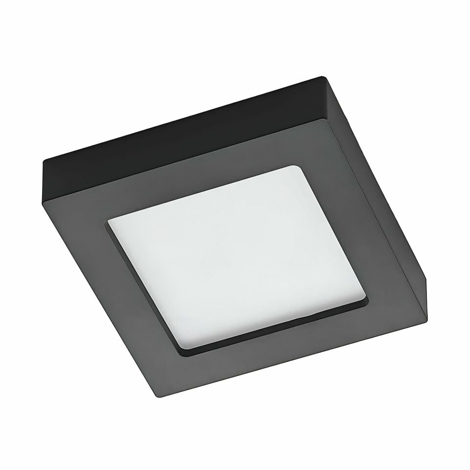 Maxled MX-1066G - 12W 3000K Gün Işığı | Siyah Kasa Sıva Üstü Kare LED Panel