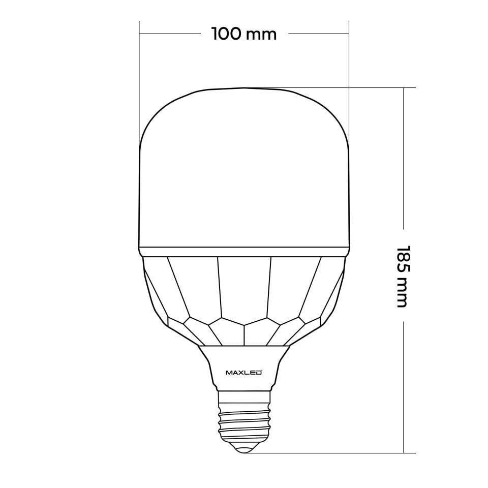 Maxled MX-3078G - 30W 3000K Gün Işığı | Torch LED Ampul