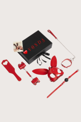 7li Deri   Kırmızı Harness Set Özel Tasarım Premium Model 800712K
