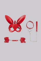 5li   Harness Deri Kırmızı Set Özel Tasarım Premium Model 800729K