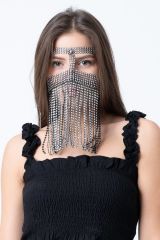Kadın Taşlı   Maske 11101