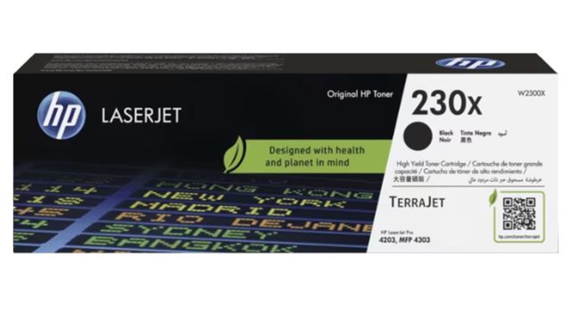 HP 230X Black Siyah 7.500 Sayfa Toner W2300X