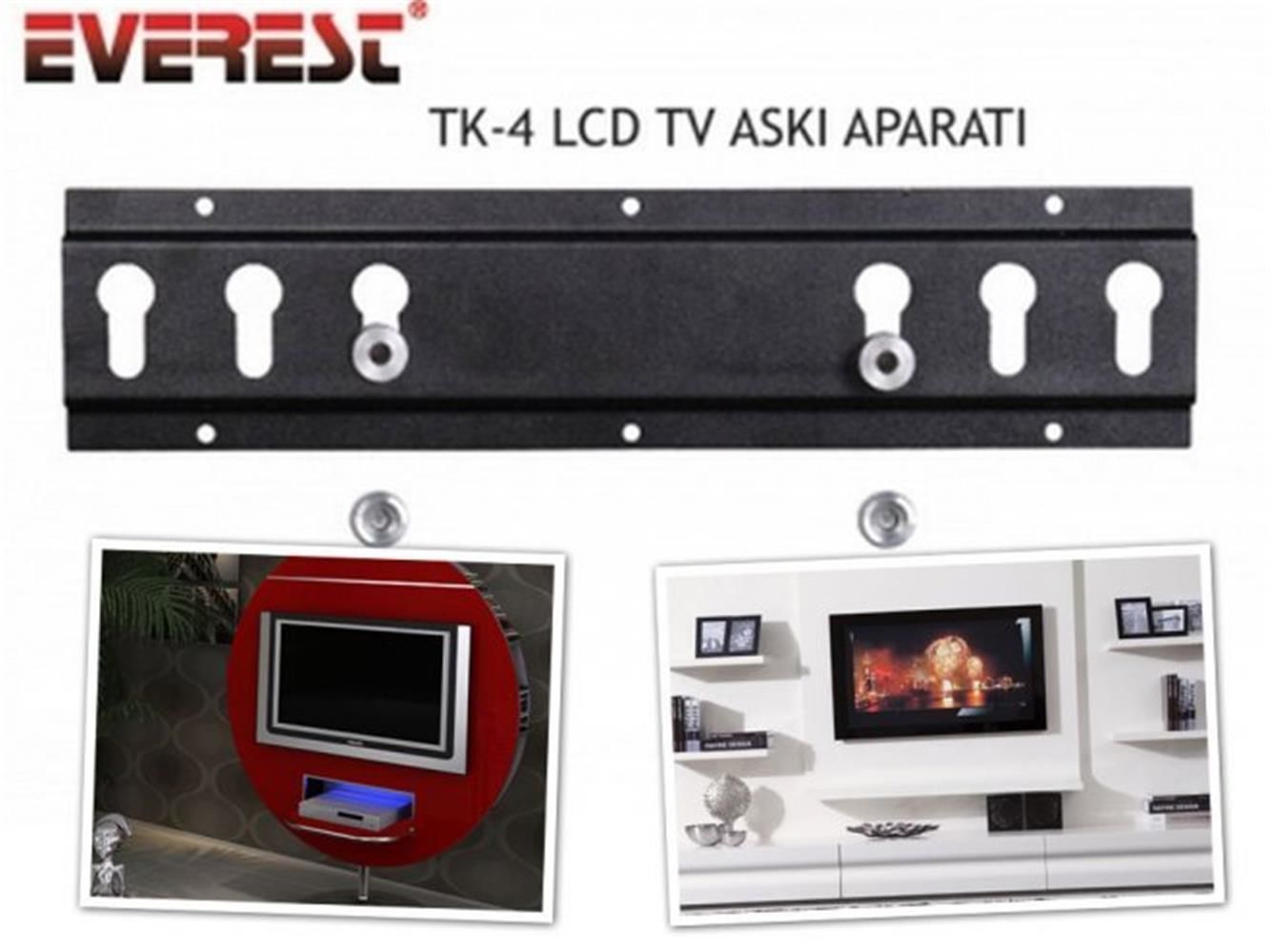 Everest TK-4 Lcd-Led Sabit Askı Aparatı (26''- 42'')