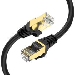 Qgeem QG-OT0602 2mt Cat6 CU AWG24-7 UTP Siyah Network Kablosu