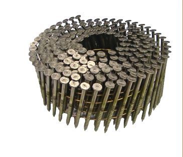 Coilnägel 2,1 x 30 mm - 14.000 Stück | Drahtmagaziniert | Stahl Blank | Ringschaft | mit 16° Neigungswinkel