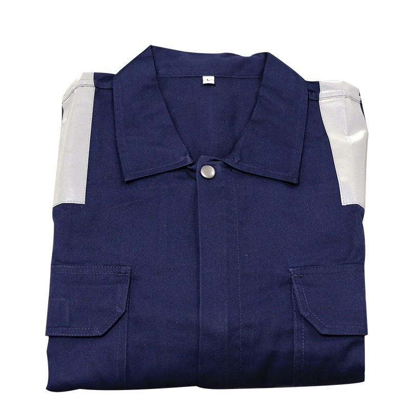 Workwear coverall, navy blue, cotton 200gsm, size Small