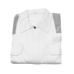 Workwear coverall, white, cotton 200gsm, size X-Large