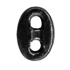 Chain Connector Kenter, Black printed, diam. 12,5mm