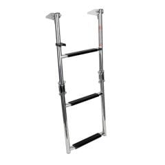 Platformlu Merdiven - Inox 316 - 2+2 Basamak - Çap 22mm - 276x740mm