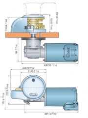 Quick REGAL. Tambursuz model 2000 Watt 24V 1260 kg 750 kg