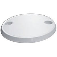 Table Top Round w/2 Glassholders, Ø610mm, ASA White