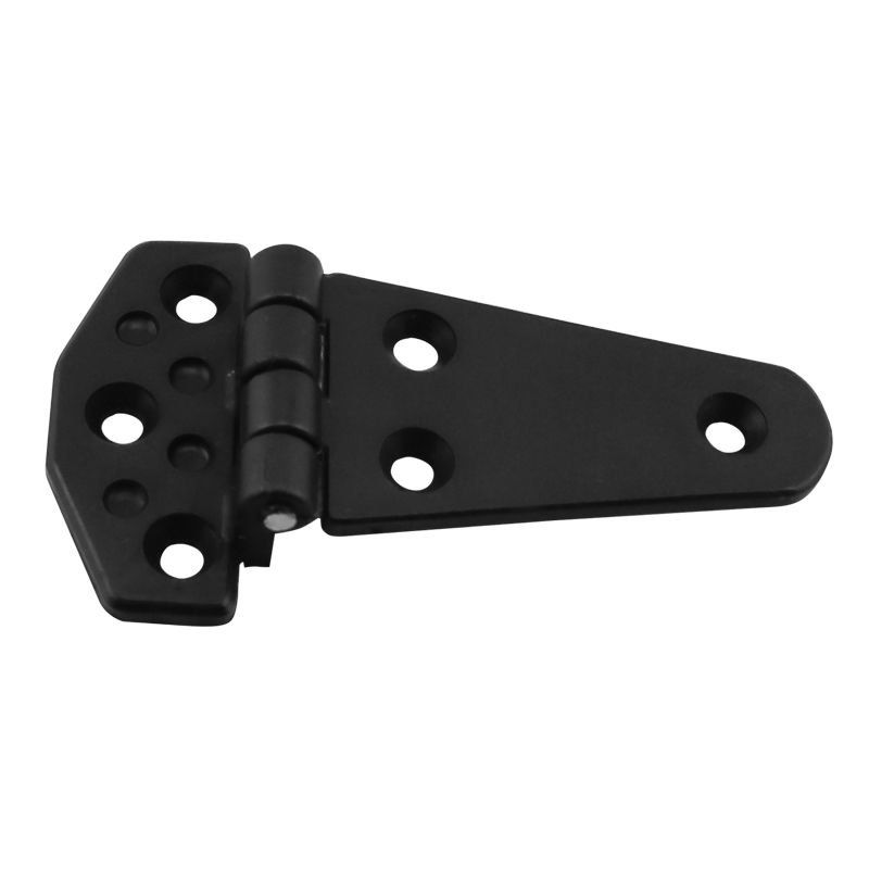 Hinge Polyamide, Offset, 104x60x4.5mm, Black