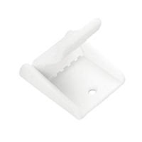 Buckle for 30mm Webbing, Plain, Plastic, White