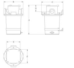 Groco deniz suyu filtresi ARG-1000-S 1 229 148