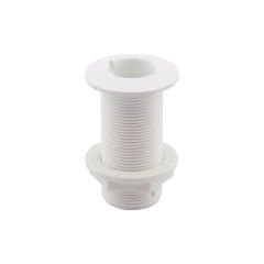 Thru-Hull Fitting 1 1/4'', L98mm, White