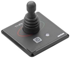 Kontrol paneli, joystick´li tip, 12/24V. Entegre zamanlayıcılı. Joystick´li 85x85 mm