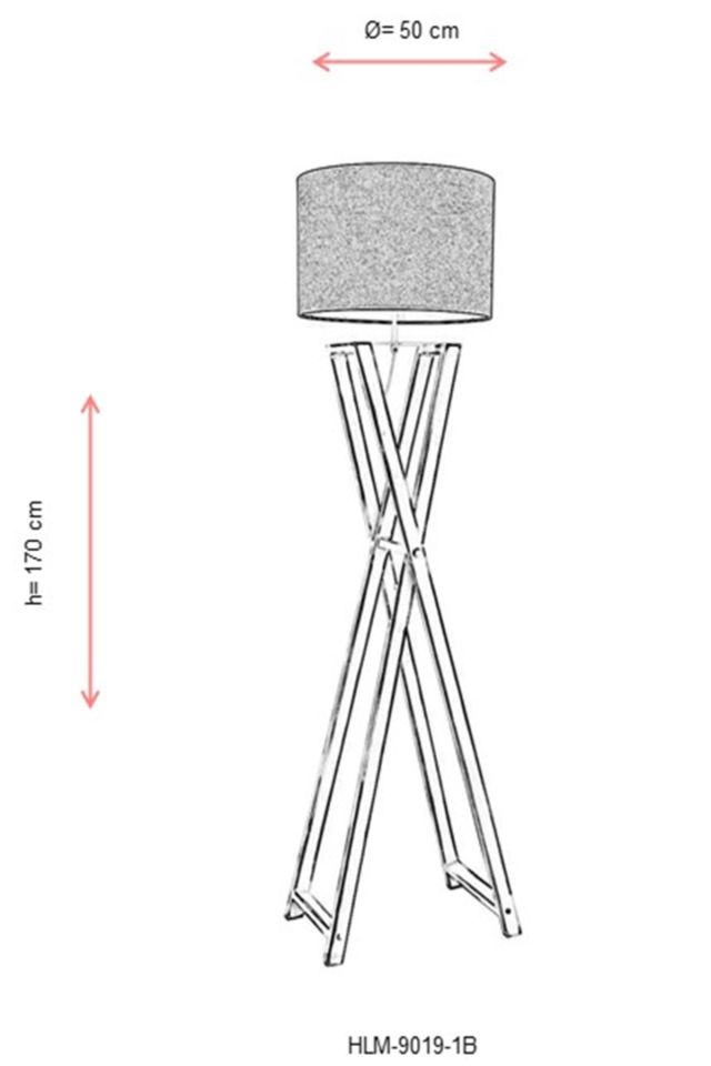 Merdiven Lambader E27 12W 50cm Metal Beyaz Avonni-HLM-9019-1B