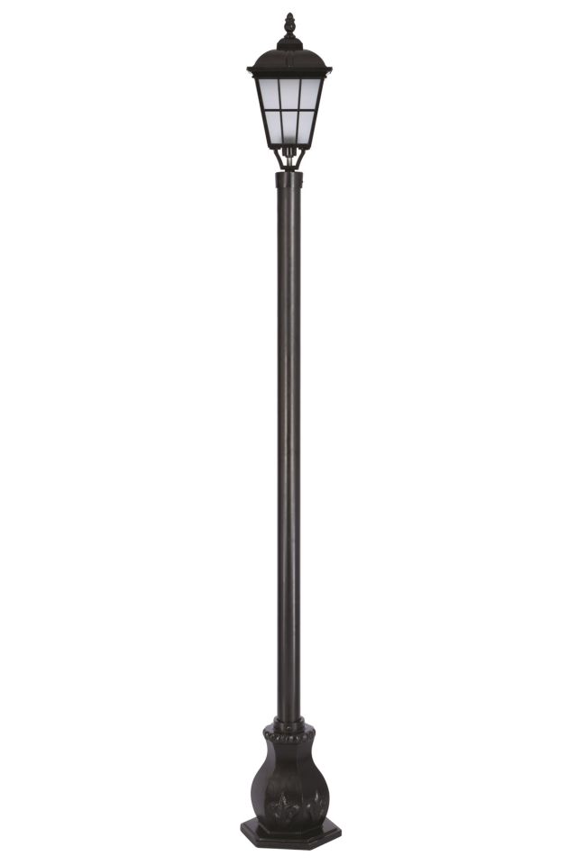 Bahçe Direkleri E27 12W 30cm Alüminyum Siyah Dorbien-BDR-68046-BSY-M2-OP