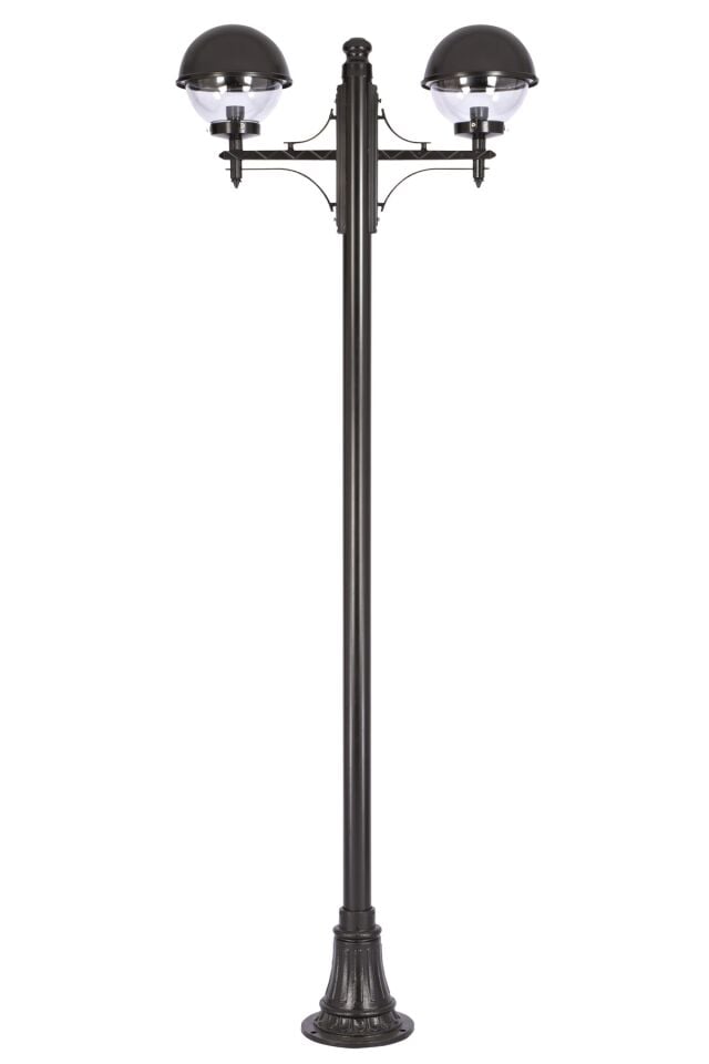 Bahçe Direkleri E27 24W 80cm Alüminyum Siyah Dorbien-BDR-68064-2BSY-M1