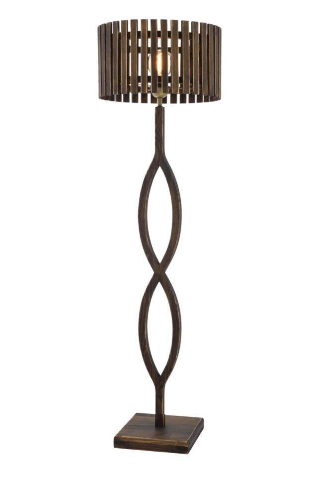 Lenzo Lambader E27 12W 40cm Metal Eskitme Avonni-HLM-9024-1EB