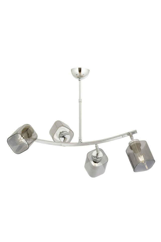 Karma Modern Avize E27 48W 60x36cm Metal Krom Avonni-AV-1836-4K-YM