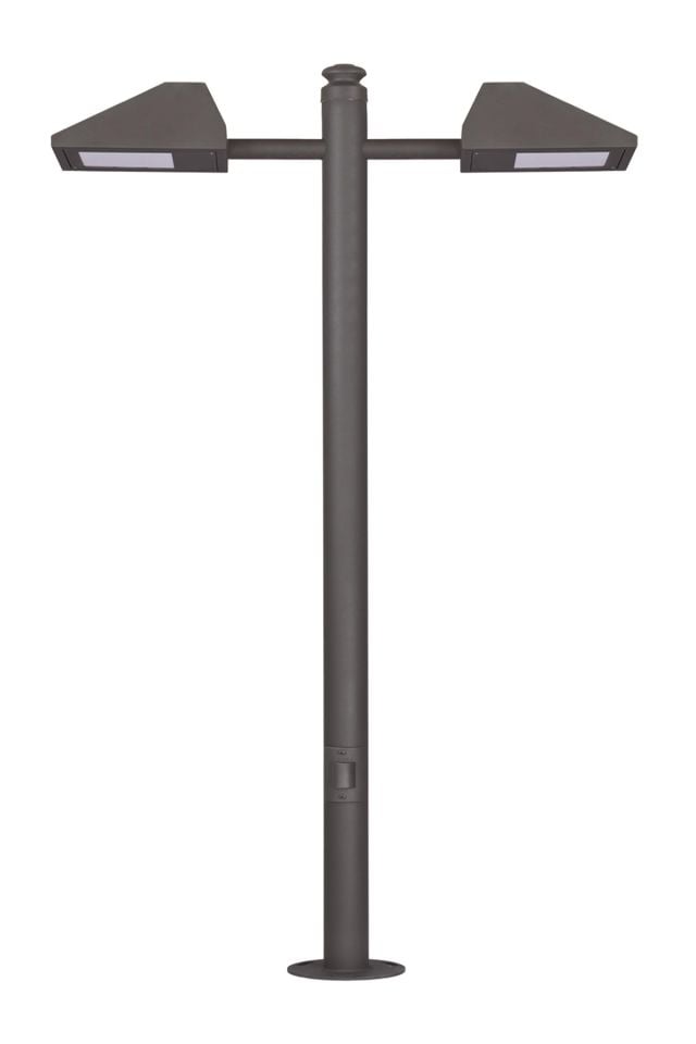 Bahçe Direkleri LED 35W 160cm Çelik Boru Siyah Dorbien-BDR-68220-2BSY-LED