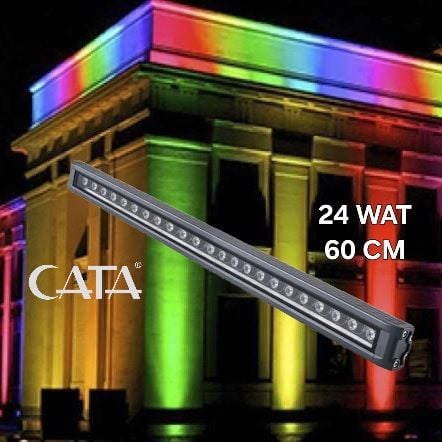 Cata 24 Watt Gold Wallwasher 60 cm Yeşil
