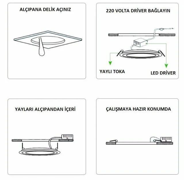 Noas 18W S.A Siyah Kasa Günışığı