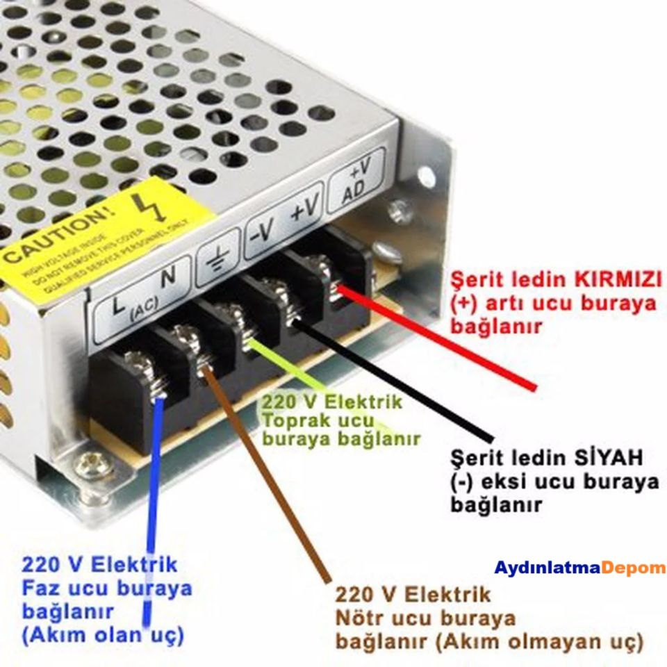 Noas 200W 16.5A Super Slım Trafo