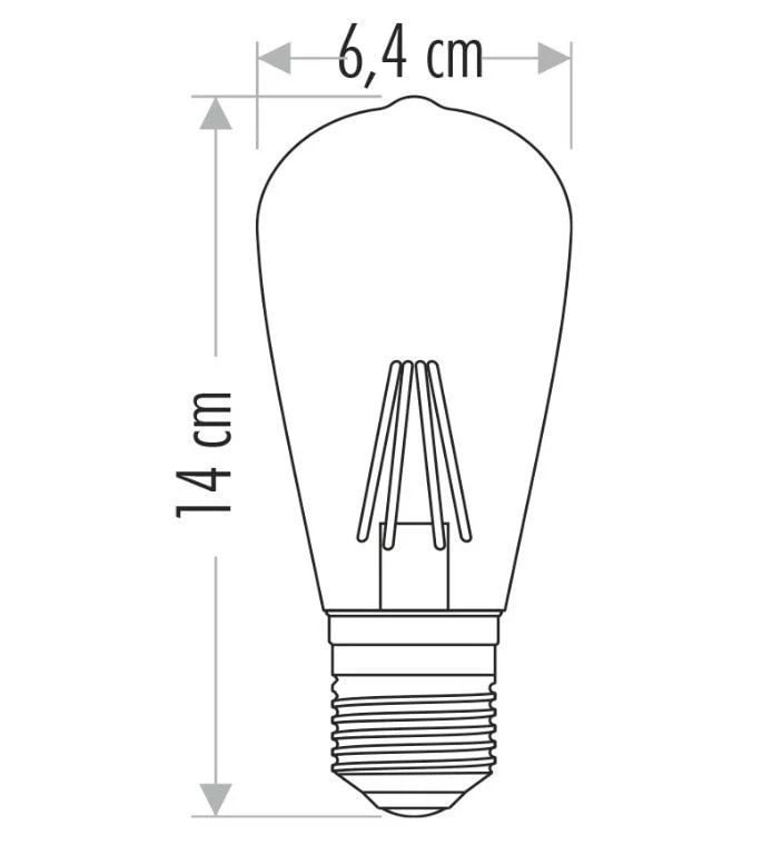 RBR ST-64 4W RUSTİK AMPUL Günışığı