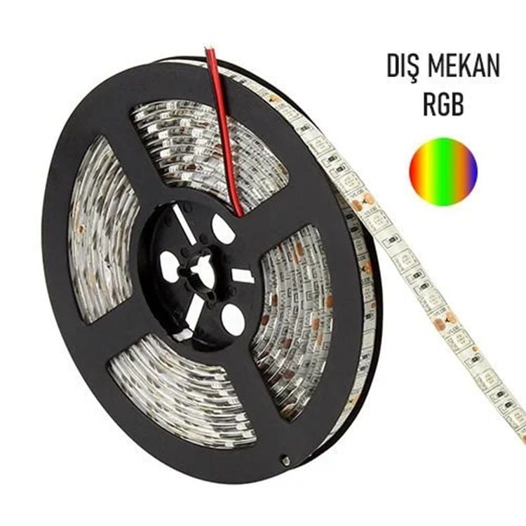 Cata Üç Çip Dış Mekan RGB Şerit Led