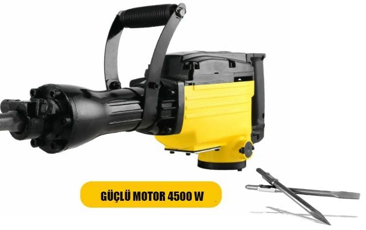 Stilmax TRQ19 4500 W 58 Joule Pro Kırıcı + Yassı Sivri Uç