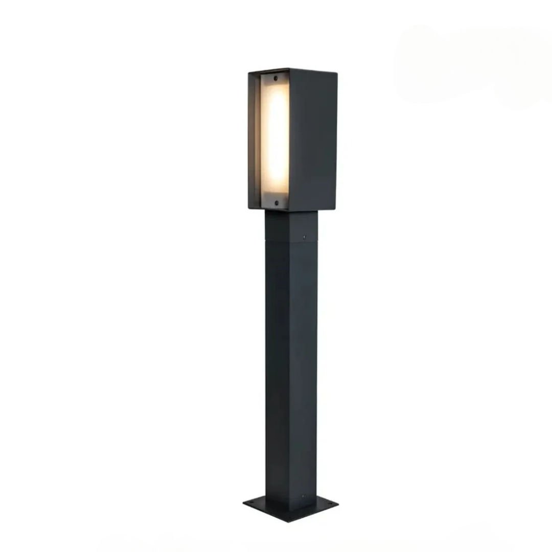 Lebis Kubat 85 cm Ledli Bollards Bahçe Aydınlatma Armatürü