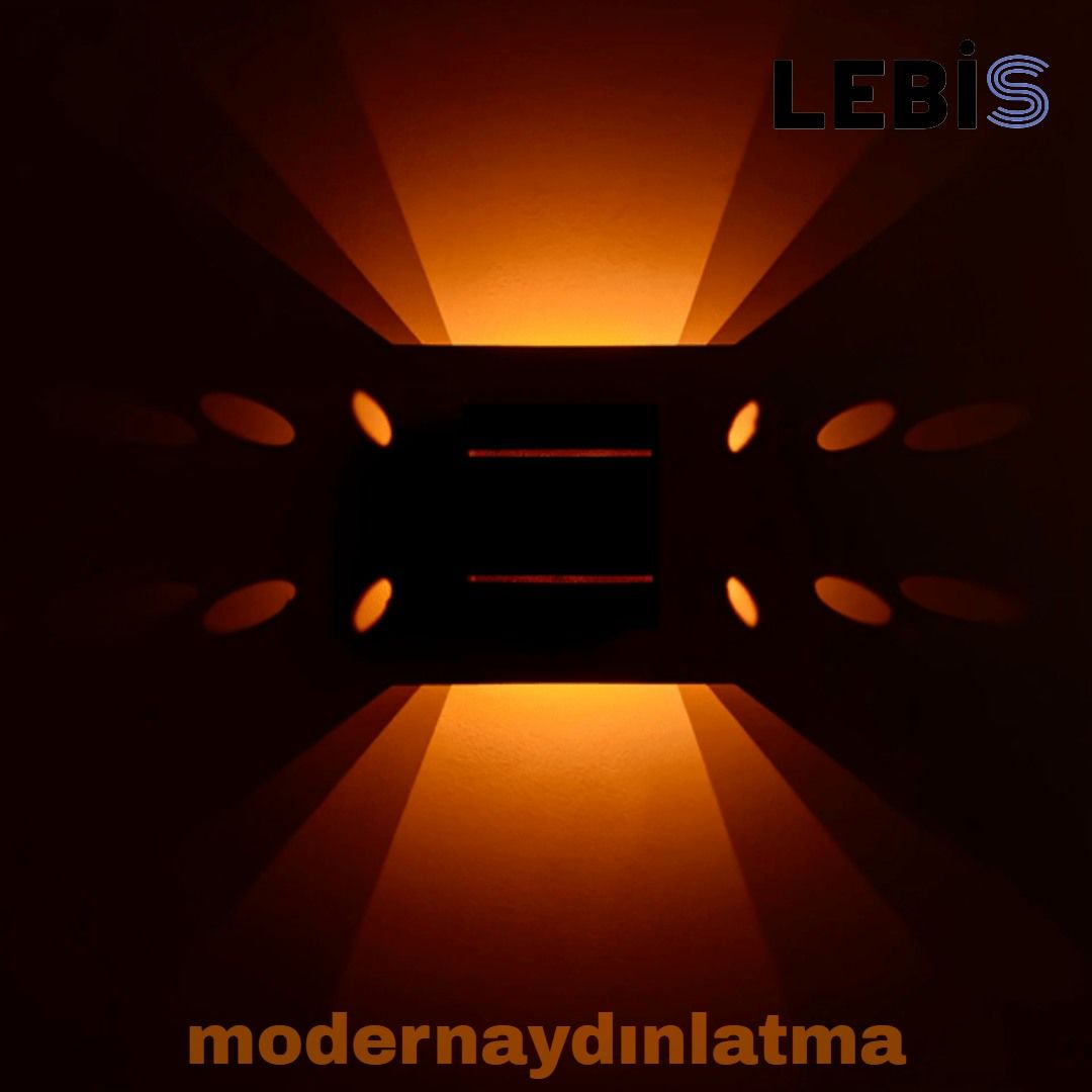 Lebis Nil Led Aplik Amber Işık Dış Mekan